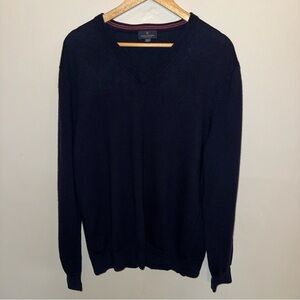Brooks Brothers Extra Fine Merino Wool V-Neck Sweater Men’s Size Extra Large